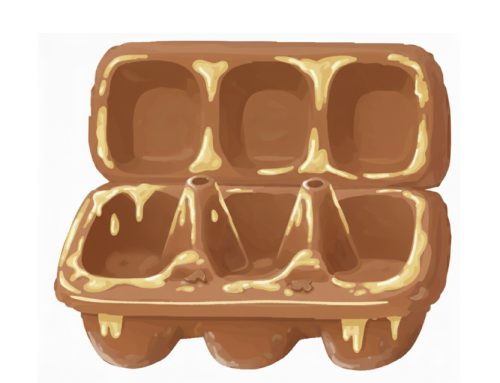 Huevera de cartón (Si está sucia)