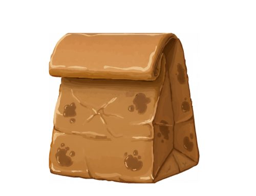 Bolsas de papel (Si está sucia)